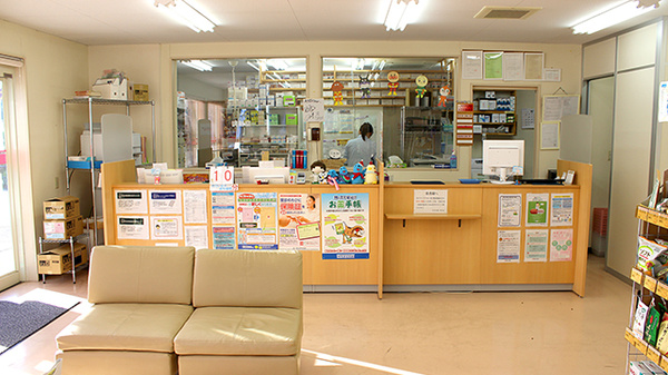 あけぼの薬局　新白河店の受付/カウンター