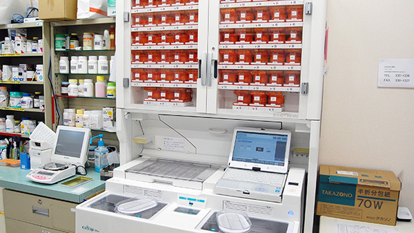 ぼうしや薬局　夢前店の調剤器具