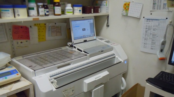 裕生堂薬局　中洲店の調剤器具