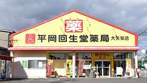 平岡回生堂薬局大矢知店の外観