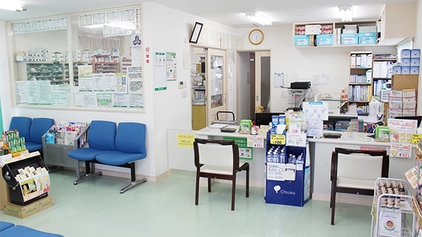 南山堂薬局　西同笠店の受付/カウンター