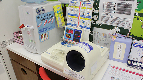 大賀薬局　九大病院東門前店の血圧計