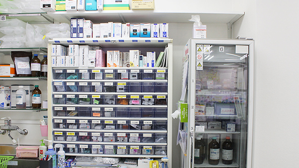 大賀薬局　平尾店の薬棚