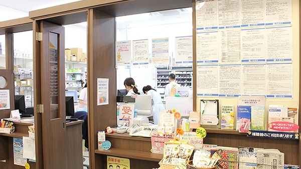 大賀薬局　店屋町店の受付/カウンター
