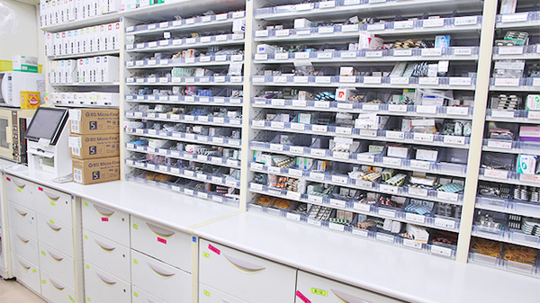 大賀薬局　花畑店の調剤室