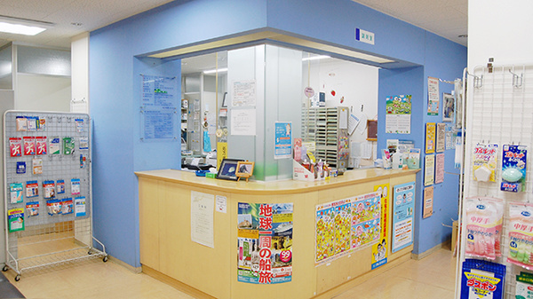 ミント薬局　舟入店の受付/カウンター