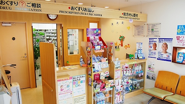ミント薬局　草津店の受付/カウンター