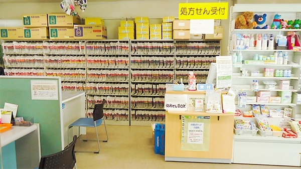 エール薬局　伊達店の受付/カウンター