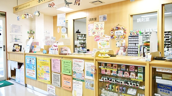 ミント薬局の受付/カウンター