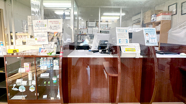 あすか薬局元町店の受付/カウンター