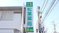 松葉薬局の看板
