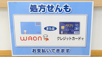 イオン薬局　大井店のクレカ/電子マネー対応