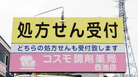 コスモ調剤薬局　西池店の看板