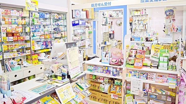 大栄薬局の受付/カウンター
