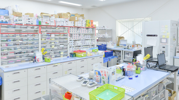 フタツカ薬局　加古川中央市民病院前の調剤室