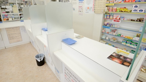 真庭中央薬局の受付/カウンター