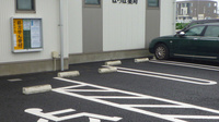 ぽっぽ薬局の駐車場