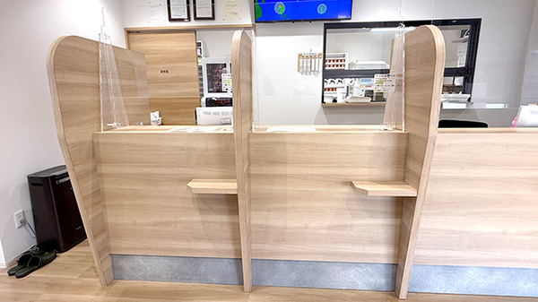 アリーナ薬局　ひまわり店の受付/カウンター