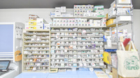 有限会社タカダ薬局の薬棚