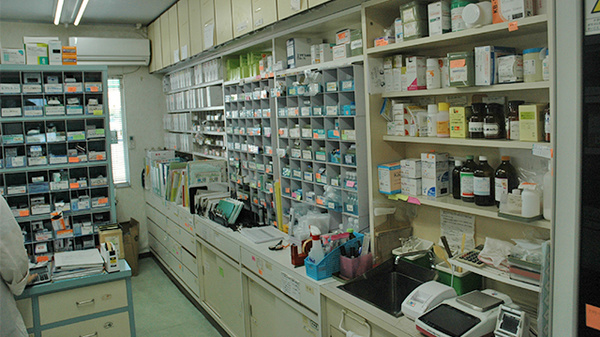 エスマイル薬局　柳町店の調剤室