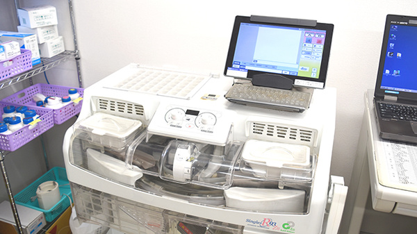 こころ薬局の調剤器具
