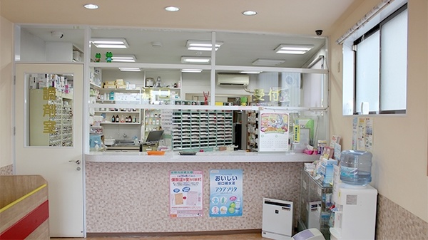 わかみや薬局の受付/カウンター