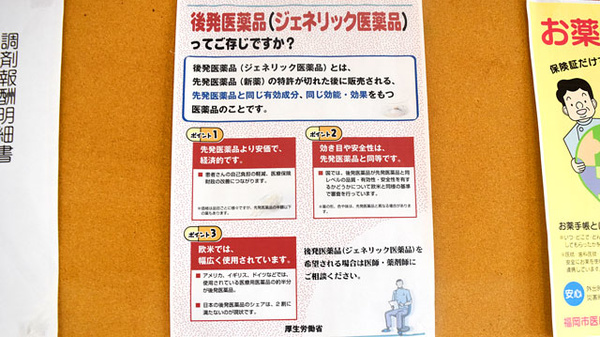 わかみや薬局のジェネリック対応