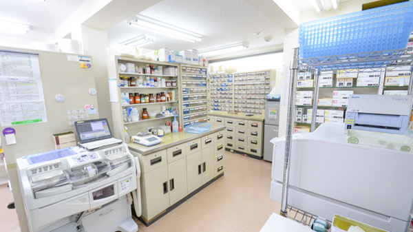 金光薬局　倉敷店の調剤室