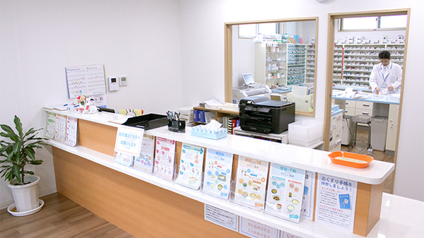 あるも薬局　宮前店の受付/カウンター