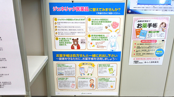 あらと調剤薬局のジェネリック対応