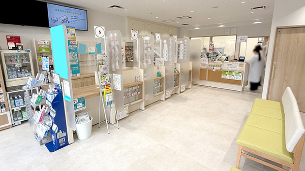 あけぼの薬局　相模大野クロス店の受付/カウンター