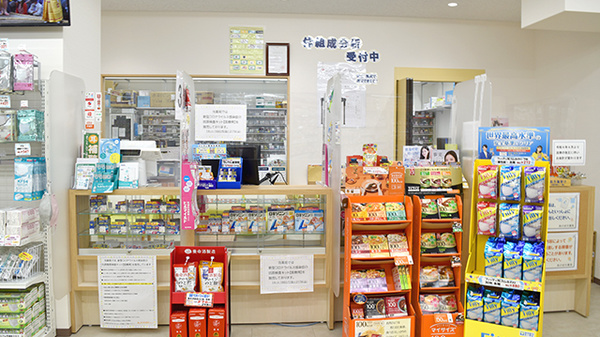 あけぼの薬局　本八幡店の受付/カウンター