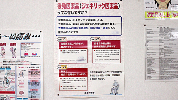 菅谷薬局のジェネリック対応
