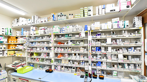 幸生堂薬局 大利店の薬棚