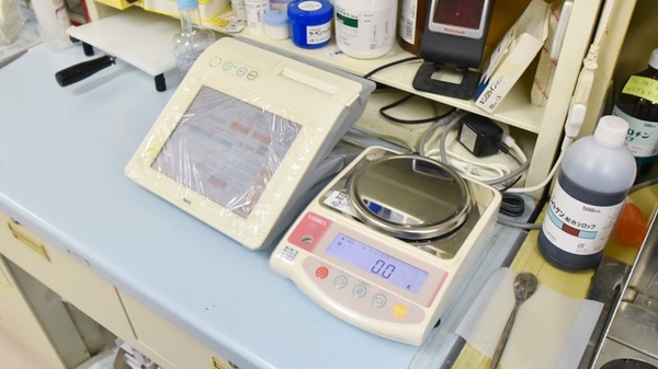 きりん薬局の調剤器具