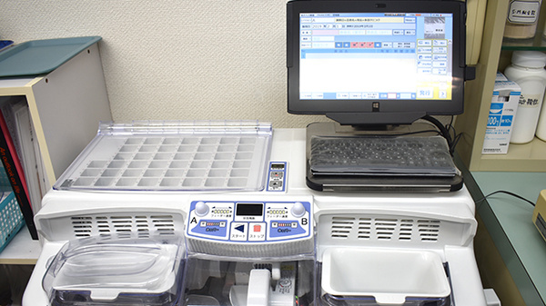 きりん薬局の調剤器具