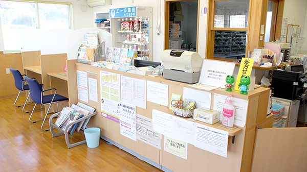 エール薬局　たておか店の受付/カウンター