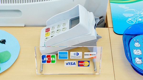 エール薬局　十文字店のクレジットカード対応