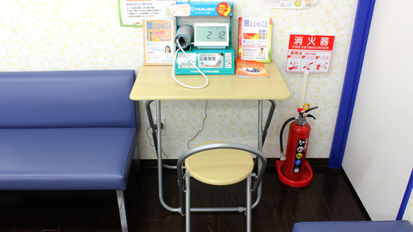 中川薬局　西落合店の血圧計