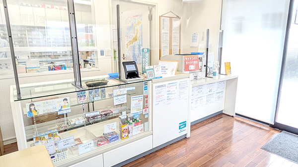 あすぴお薬局谷保店の受付/カウンター