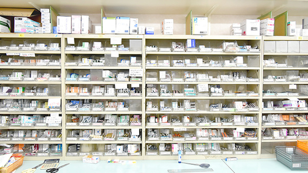 ドレミ薬局　針中野店の薬棚