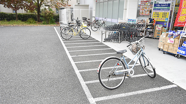 ウェルパーク薬局　国分寺西町店の駐輪場