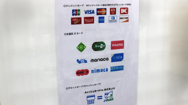 あけぼの薬局　南長崎店のクレジットカード対応