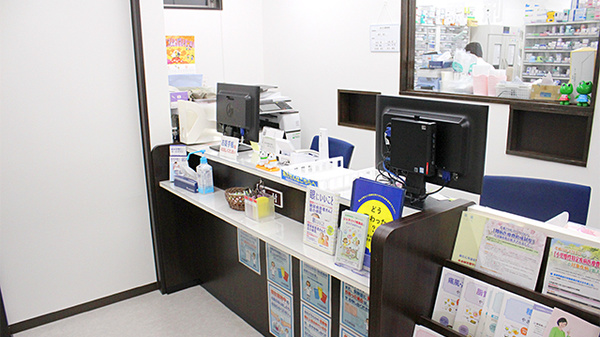 とちぎ薬局石橋店の受付/カウンター