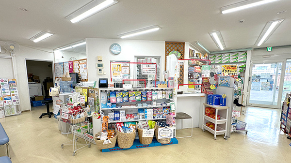 有限会社ツケダ薬局本店の受付/カウンター