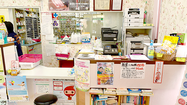 けんけん薬局の受付/カウンター
