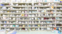杉本薬局の薬棚
