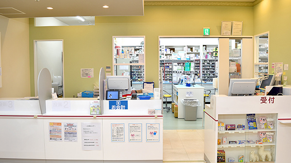 阪神調剤薬局　大阪がんセンター店の受付/カウンター