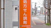 新生堂薬局　長住店の看板