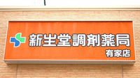 新生堂調剤薬局　有家店の看板